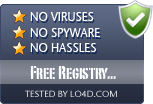 Free Registry Defrag has tested clean of viruses and malware.