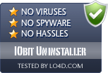 IObit Uninstaller is free of viruses and malware.