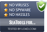 SeaTools for Windows is free of viruses and malware.