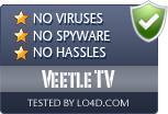 Veetle TV is free of viruses and malware.